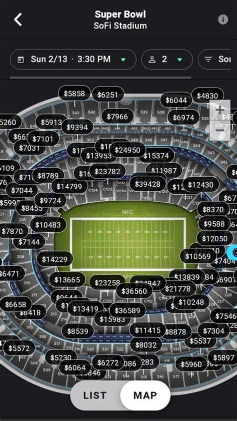 how much are the cheapest superbowl tickets - super bowl 2025 ticket prices.